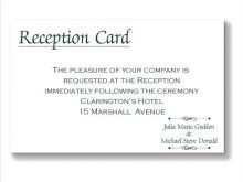 83 Create Reception Invitation Sample Cards for Ms Word with Reception Invitation Sample Cards