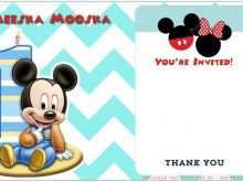 83 Customize Mickey Mouse Party Invitation Template for Ms Word with Mickey Mouse Party Invitation Template