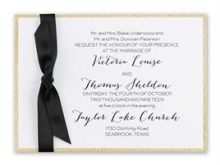 83 Format Horizontal Wedding Invitation Template With Stunning Design for Horizontal Wedding Invitation Template
