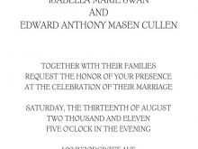 83 Standard Twilight Wedding Invitation Template PSD File with Twilight Wedding Invitation Template
