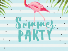 83 The Best Flamingo Party Invitation Template Free in Word with Flamingo Party Invitation Template Free