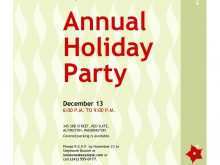 84 Best Annual Holiday Party Invitation Template in Word for Annual Holiday Party Invitation Template