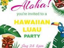 84 Blank Hawaiian Party Invitation Template Templates for Hawaiian Party Invitation Template