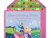 84 Creating My Little Pony Invitation Blank Template Maker with My Little Pony Invitation Blank Template