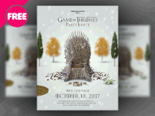 84 Creative Game Of Thrones Birthday Invitation Template With Stunning Design by Game Of Thrones Birthday Invitation Template