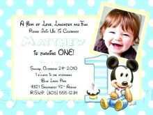 Little Man Birthday Invitation Template Free