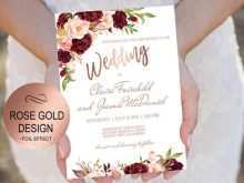84 Free Rose Gold Wedding Invitation Template Formating with Rose Gold Wedding Invitation Template