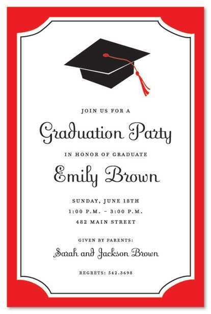 84 Printable Example Of Invitation Card For Graduation Layouts with ...