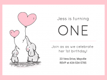 Birthday Invitation Template Video