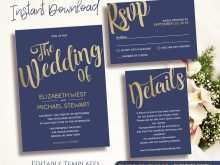 84 The Best Navy And Gold Wedding Invitation Template Now with Navy And Gold Wedding Invitation Template