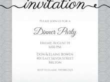85 Best Formal Dinner Invitation Template for Ms Word with Formal Dinner Invitation Template