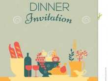85 Create Dinner Invitation Blank Template Templates with Dinner Invitation Blank Template