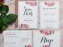 85 Customize Our Free Old Rose Wedding Invitation Template With Stunning Design with Old Rose Wedding Invitation Template