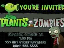 86 Free Printable Plants Vs Zombies Party Invitation Template Templates by Plants Vs Zombies Party Invitation Template