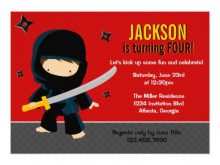 87 Customize Karate Party Invitation Template Free in Photoshop with Karate Party Invitation Template Free