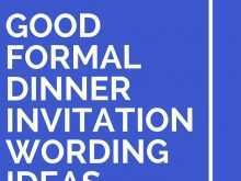 87 Format Formal Dinner Invitation Example Photo with Formal Dinner Invitation Example