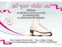 87 Online Ice Skating Party Invitation Template Free in Photoshop with Ice Skating Party Invitation Template Free