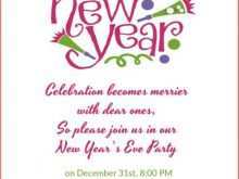87 Printable New Year Party Invitation Template Layouts for New Year Party Invitation Template