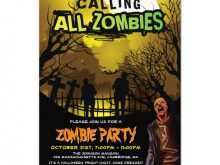 88 Creative Zombie Birthday Party Invitation Template For Free with Zombie Birthday Party Invitation Template