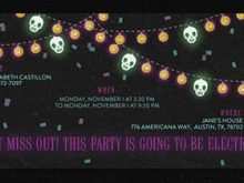 88 Customize Day Of The Dead Party Invitation Template Templates by Day Of The Dead Party Invitation Template
