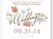 Chinese Wedding Invitation Template Word