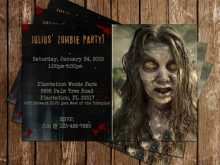 89 Visiting Zombie Birthday Party Invitation Template in Word for Zombie Birthday Party Invitation Template