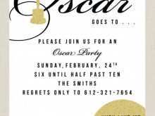 90 Blank Oscar Party Invitation Template in Photoshop with Oscar Party Invitation Template