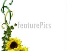 90 Blank Sunflower Wedding Invitation Template With Stunning Design for Sunflower Wedding Invitation Template