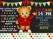 90 Creating Daniel Tiger Birthday Invitation Template Layouts with Daniel Tiger Birthday Invitation Template