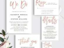 91 Free Rose Gold Wedding Invitation Template For Free with Rose Gold Wedding Invitation Template