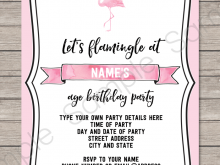 91 How To Create Flamingo Party Invitation Template Free for Ms Word for Flamingo Party Invitation Template Free