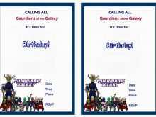 91 How To Create Guardians Of The Galaxy Birthday Invitation Template Photo with Guardians Of The Galaxy Birthday Invitation Template