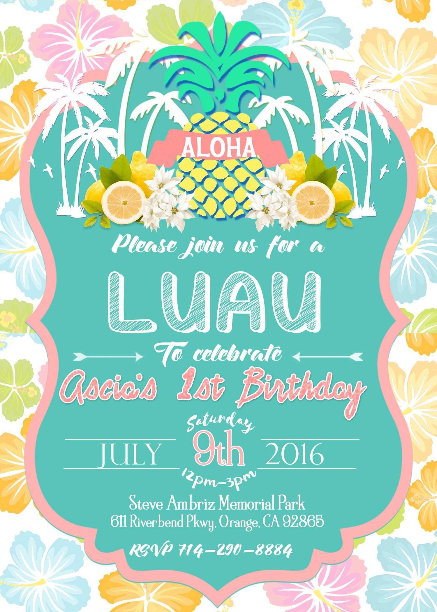 91 How To Create Tropical Party Invitation Template For Free with Tropical Party Invitation Template