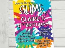 91 Report Slime Party Invitation Template Layouts with Slime Party Invitation Template