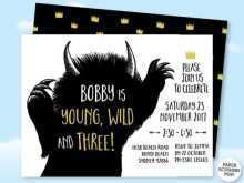 91 The Best Where The Wild Things Are Birthday Invitation Template Photo with Where The Wild Things Are Birthday Invitation Template