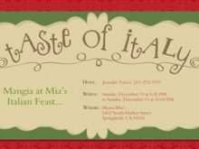 92 Best Italian Themed Party Invitation Template in Photoshop with Italian Themed Party Invitation Template