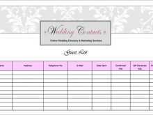 92 Best Wedding Invitation List Template Excel Photo with Wedding Invitation List Template Excel