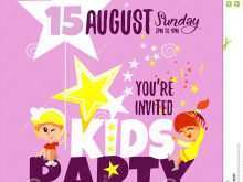 92 Customize Children S Birthday Invitation Template for Ms Word by Children S Birthday Invitation Template