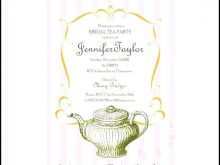 92 Format Blank Tea Party Invitation Template Now for Blank Tea Party Invitation Template