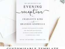92 Printable Evening Wedding Invitation Template Templates by Evening Wedding Invitation Template