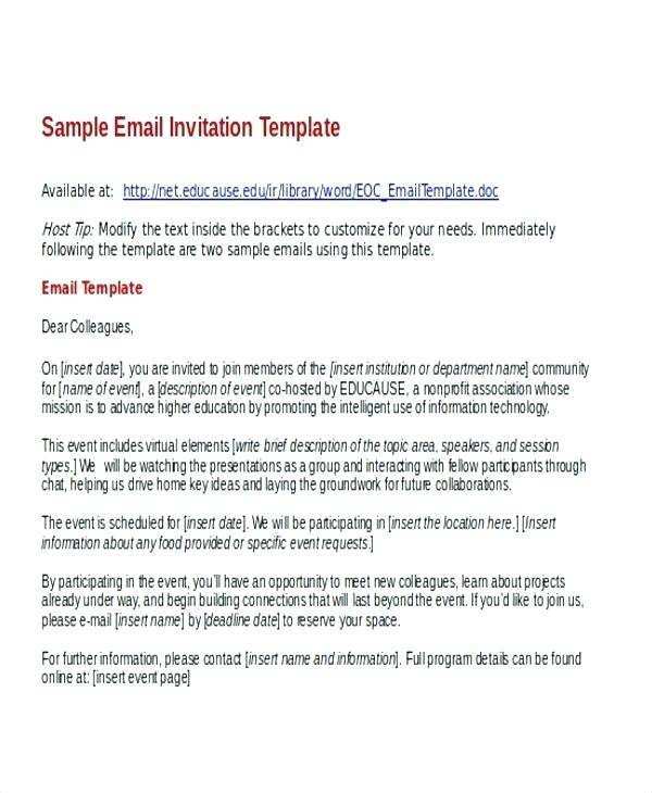 93 Adding Sample Invitation Template Formal for Ms Word by Sample Invitation Template Formal