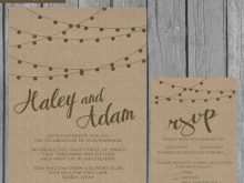 93 Blank Kraft Paper Wedding Invitation Template With Stunning Design for Kraft Paper Wedding Invitation Template
