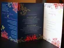 93 Create Tri Fold Wedding Invitation Template in Word for Tri Fold Wedding Invitation Template
