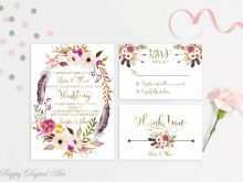 93 Free Blank Bohemian Invitation Template for Ms Word by Blank Bohemian Invitation Template