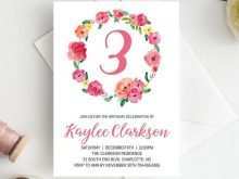 Birthday Invitation Template Old