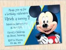 93 Standard Mickey Mouse Party Invitation Template Download with Mickey Mouse Party Invitation Template
