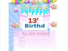 94 Free Printable Birthday Invitation Template Pdf For Free for Birthday Invitation Template Pdf