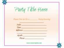 95 Customize Our Free Birthday Party Invitation Template Word Layouts by Birthday Party Invitation Template Word