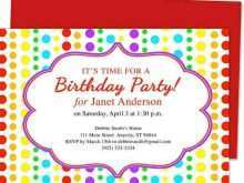 95 Customize Our Free Word Birthday Invitation Template for Ms Word with Word Birthday Invitation Template