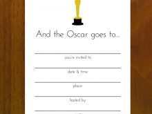 96 Adding Oscar Party Invitation Template in Photoshop for Oscar Party Invitation Template
